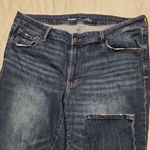 Old Navy Women's Dark Blue Skinny Jeans